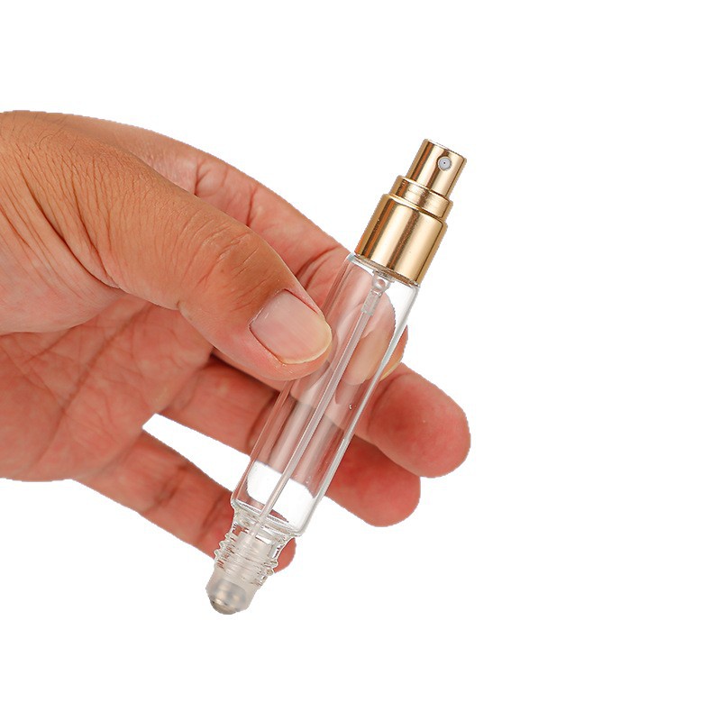 双头瓶 10ml 透明玻璃化妆品包装瓶